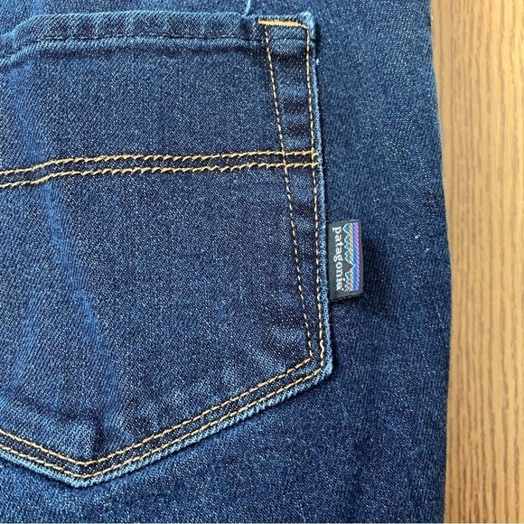Patagonia Women’s Straight Fit Jeans Ankle Length Dark Wash Low Rise - Picture 11 of 14
